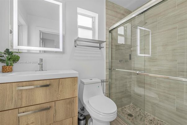 Bathroom, Glass Shower, Interior