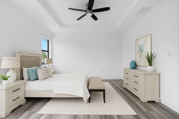 Bedroom, Interior, Wood Texture Flooring