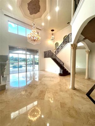 Chandelier, Interior, Recessed Lighting