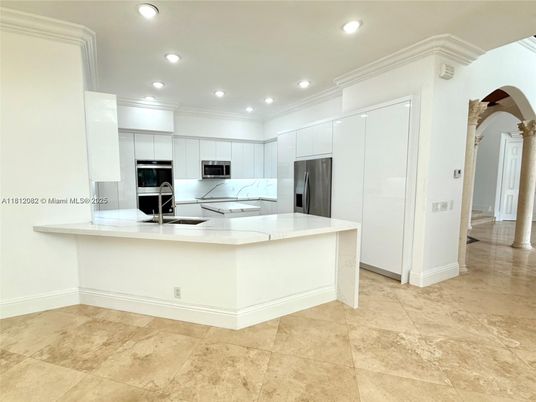 Interior, Kitchen, Recessed Lighting, Stainless Steel Appliances
