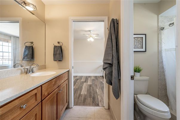 Bathroom, Interior, Wood Texture Flooring