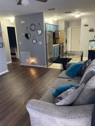 Interior, Kitchen, Living room, Wood Texture Flooring