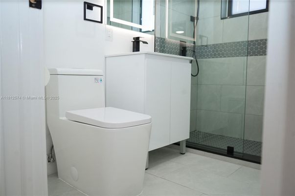 Bathroom, Glass Shower, Interior