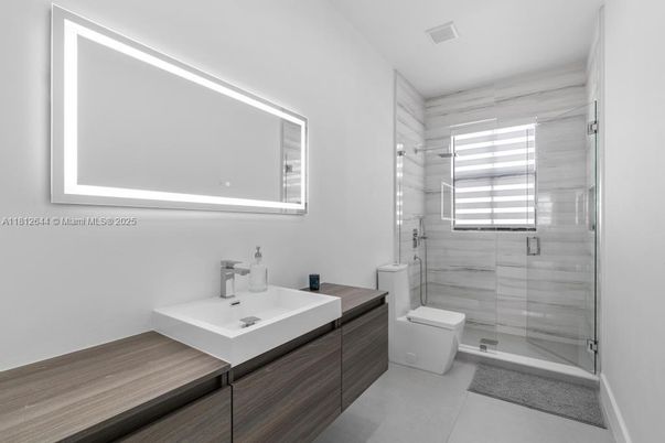 Bathroom, Glass Shower, Interior