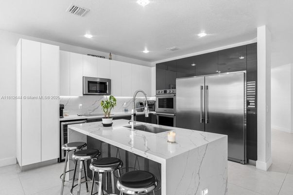 Interior, Kitchen, Recessed Lighting, Stainless Steel Appliances