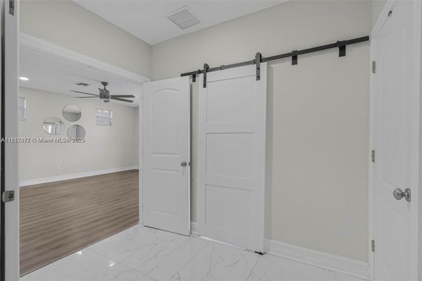 Interior, Marble, Recessed Lighting, Wood Texture Flooring