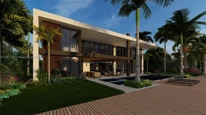 Backyard, Exterior, Facade, Modern