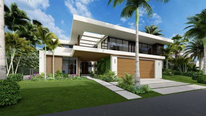 Attached, Backyard, Exterior, Facade, Modern
