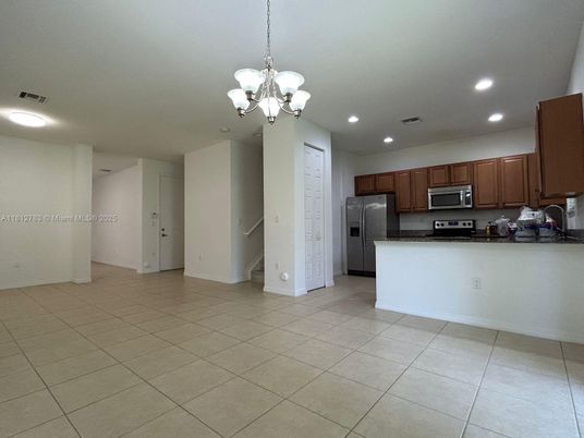 Chandelier, Interior, Kitchen, Recessed Lighting