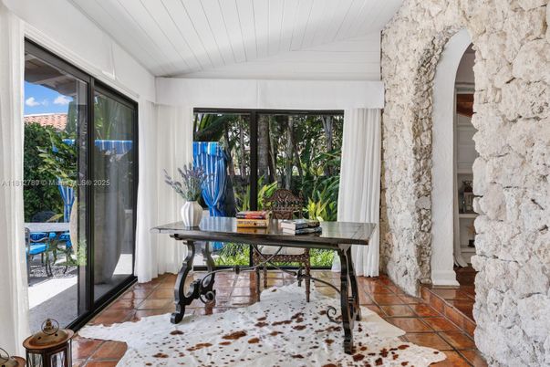 Home Office, Interior, Stone Walls