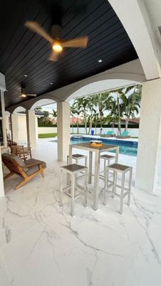 Exterior, Marble, Pool