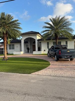Backyard, Exterior, Facade, Mediterranean