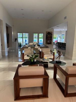 Interior, Living room, Marble, Recessed Lighting, Water
