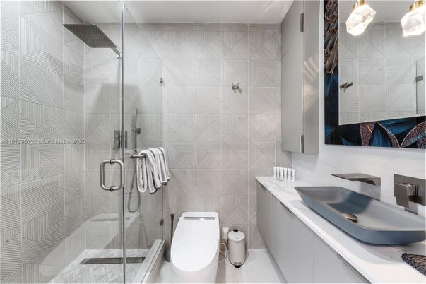 Bathroom, Glass Shower, Interior