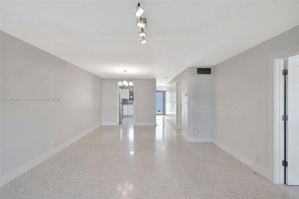 Chandelier, Empty room, Interior