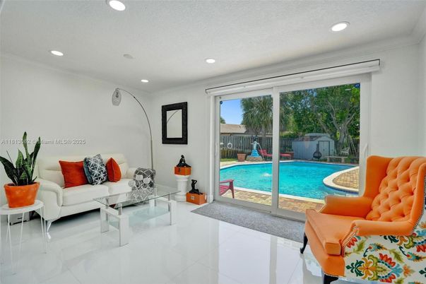 Interior, Living room, Recessed Lighting