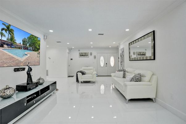 Interior, Living room, Recessed Lighting