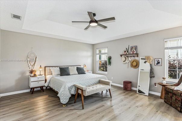 Bedroom, Interior, Wood Texture Flooring