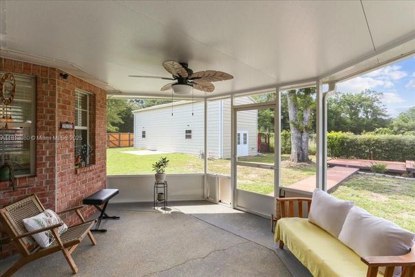 Interior, Stone Walls, Sun Room
