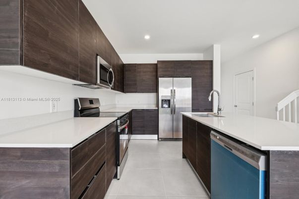 Interior, Kitchen, Recessed Lighting, Stainless Steel Appliances
