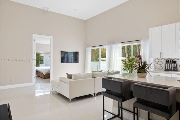 Interior, Living room, Recessed Lighting