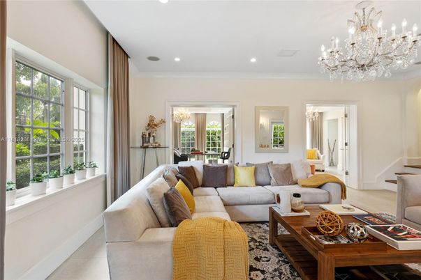 Chandelier, Interior, Living room, Recessed Lighting