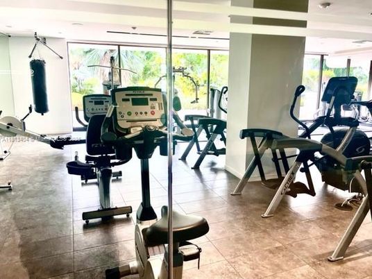 Fitness Equipment, Gym, Interior, Recessed Lighting