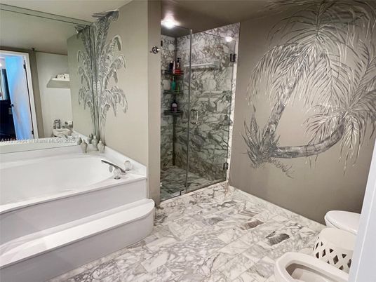 Bathroom, Glass Shower, Interior, Marble, Marble Walls
