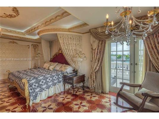 Bedroom, Chandelier, Interior