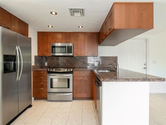 Interior, Kitchen, Recessed Lighting, Stainless Steel Appliances