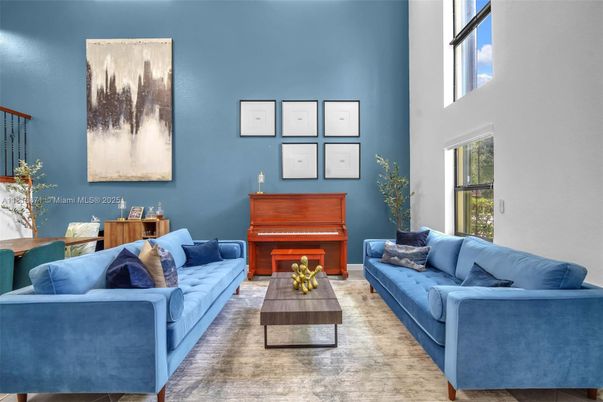 Interior, Living room, Piano