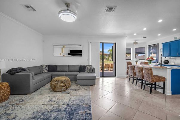 Interior, Kitchen, Living room, Recessed Lighting
