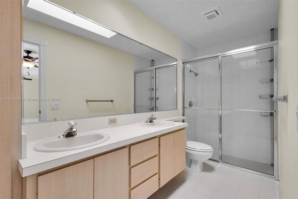 Bathroom, Dual Sink Vanities, Glass Shower, Interior