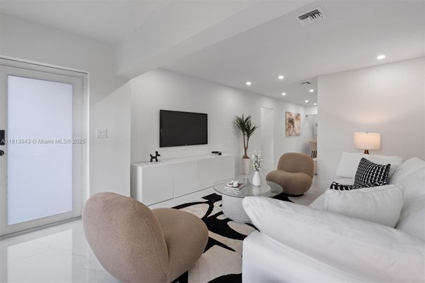 Interior, Living room, Recessed Lighting