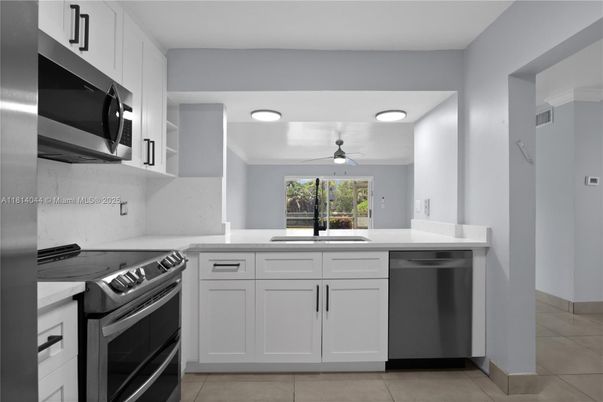 Interior, Kitchen, Recessed Lighting, Stainless Steel Appliances
