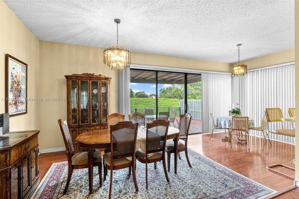 Chandelier, Dining room, Interior, Pendant Lights, Wood Texture Flooring