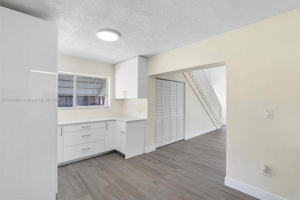 Interior, Kitchen, Wood Texture Flooring