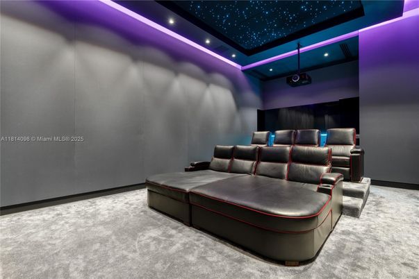 Home Theatre Room, Interior, Recessed Lighting, Theatre Room