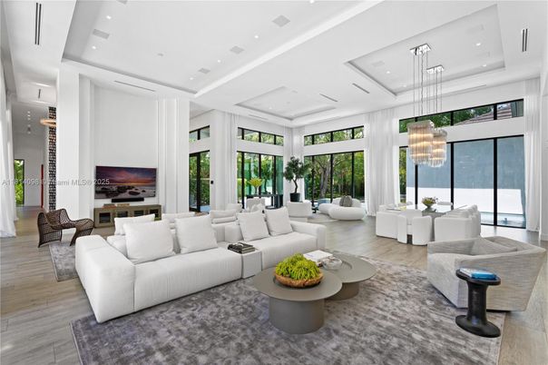 Chandelier, Dining room, Interior, Living room, Pendant Lights, Recessed Lighting, Wood Texture Flooring
