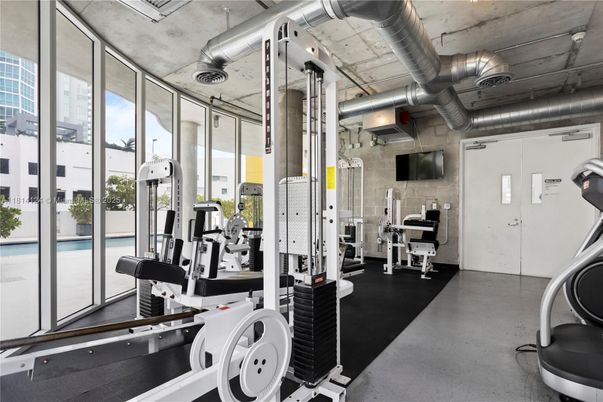 Fitness Equipment, Gym, Interior