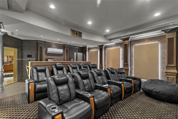 Home Theatre Room, Interior, Recessed Lighting, Theatre Room
