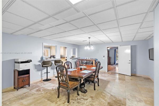 Dining room, Interior, Pendant Lights