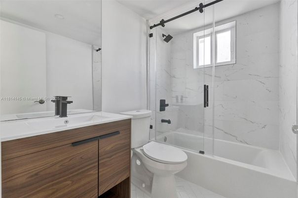 Bathroom, Glass Shower, Interior, Marble Walls