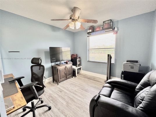 Home Office, Interior, Wood Texture Flooring