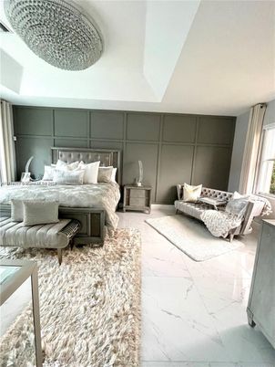 Bedroom, Interior, Marble