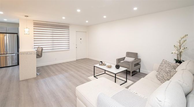 Interior, Living room, Pendant Lights, Recessed Lighting, Stainless Steel Appliances, Wood Texture Flooring