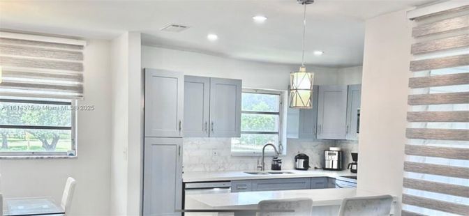 Interior, Kitchen, Pendant Lights, Recessed Lighting