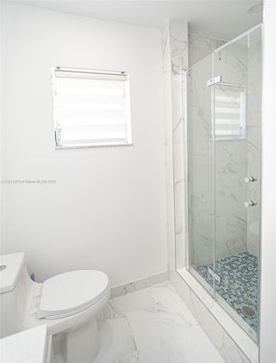 Bathroom, Glass Shower, Interior, Marble, Marble Walls