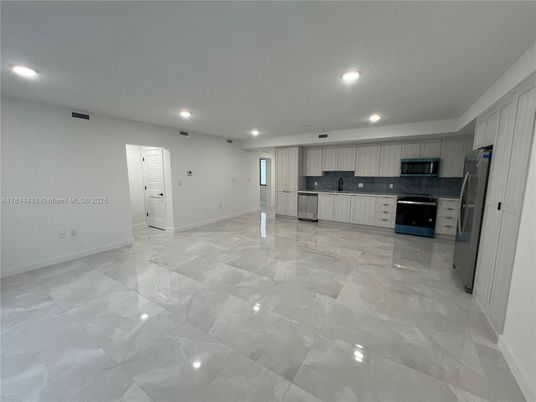 Interior, Kitchen, Recessed Lighting, Stainless Steel Appliances