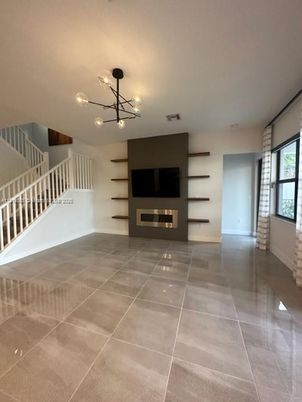 Fireplace, Interior, Pendant Lights